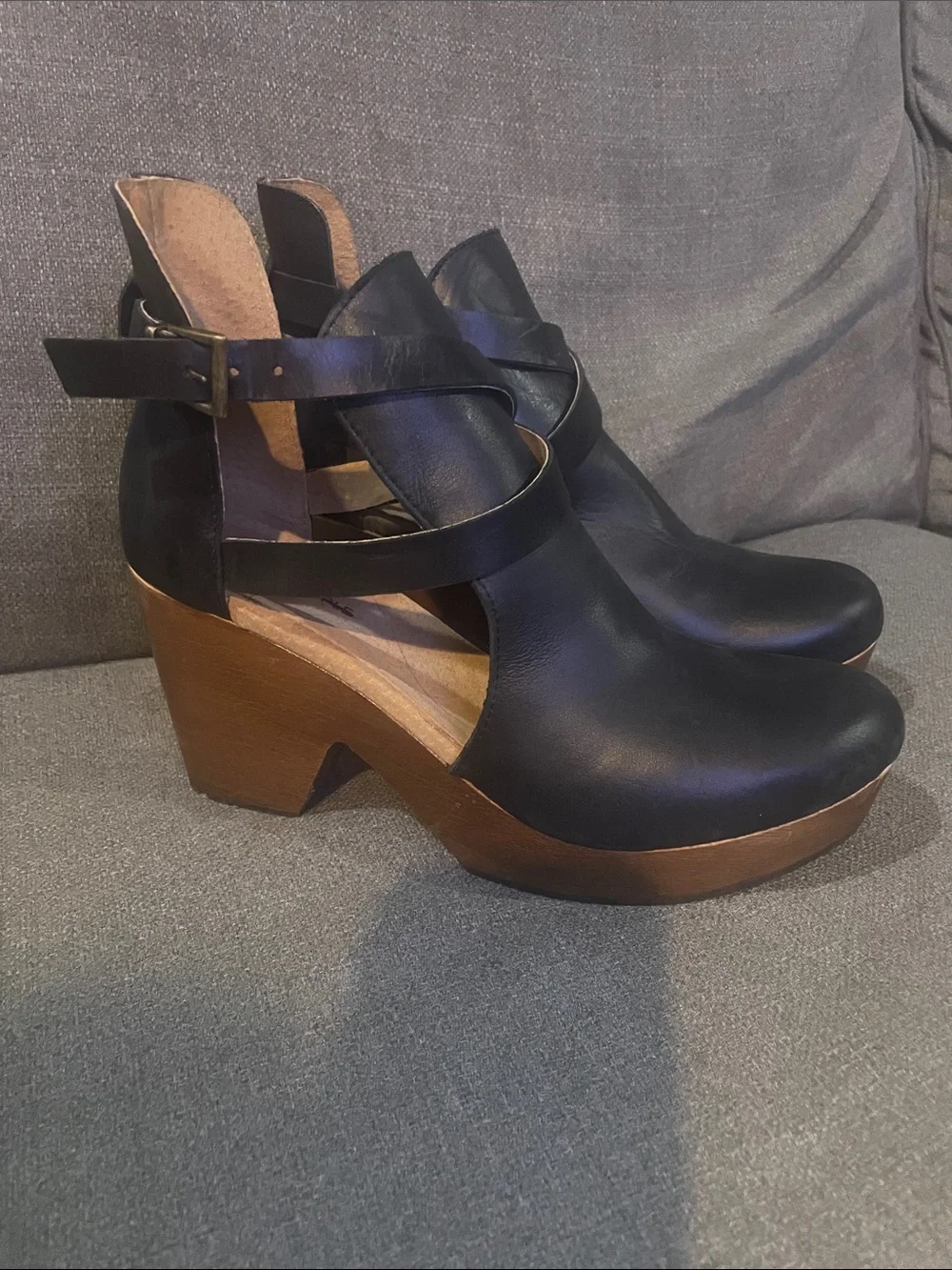 Free People Amber Orchard Clog in Black
